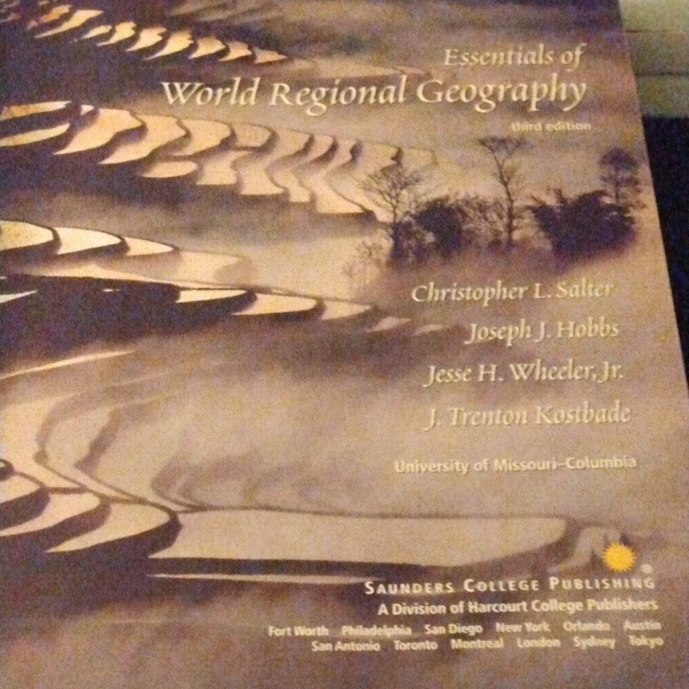 Essentials of World Regional Geography Book